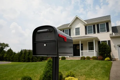 Miniatura 6 de Architectural Mailboxes 6300B-10 Oasis 360 Buzón de paquete con bloqueo, extragrande, negro, 6300B-10 Galvanized steel build with a secure steel