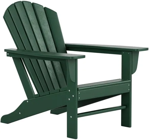 Miniatura 17 de Costaelm Sillas para hoguera, silla al aire libre HDPE silla Adirondack, moderna silla de porche de patio, porche delantero patio trasero, sillas