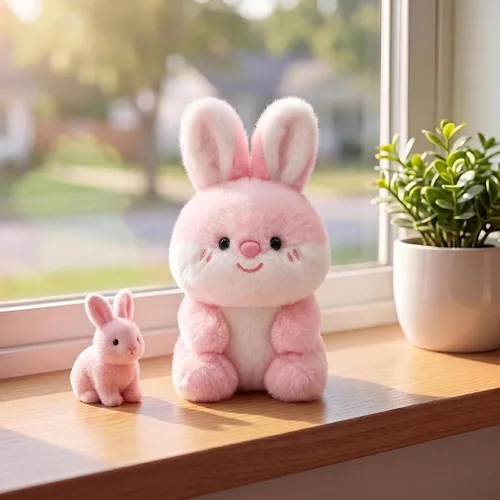 Miniatura 6 de Ditucu Animales de Peluche Conejito del Tamaño de la Mano Lindo Suave Muñeco de Peluche de Conejo Pequeños Juguetes de Peluche Regalos para Niños