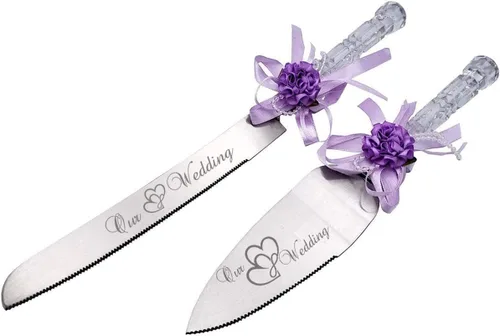 Miniatura 2 de GIFTS INFINITY Nuestros corazones entrelazados de boda, lazo de mango de plástico de cristal transparente, bonito regalo y gran artículo de Beige