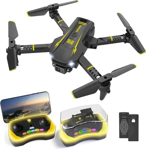 Miniatura 9 de AVIALOGIC Mini dron con cámara para niños, helicóptero de control remoto, juguetes de regalo para niños y niñas, FPV RC Quadcopter con cámara