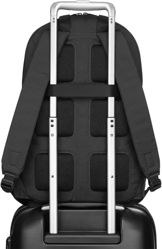 Miniatura 5 de Moleskine Mochila Metro, almacenamiento para laptop de 15 pulgadas, mochila de negocios, para hombres, mujeres, color negro