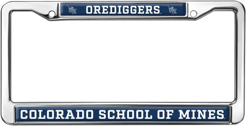Miniatura 335 de Texas A&M University - Texarkana Mascot - Marco de metal estándar para placa de matrícula de tamaño completo