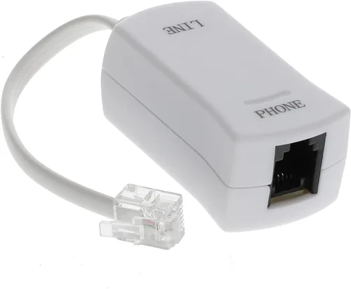 Miniatura 8 de InstallerParts Filtro de teléfono DSL para módem – para eliminación de interferencias y bloqueador de ruido estático para contestador, máquina