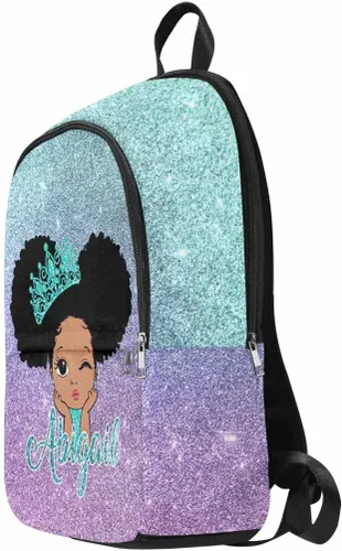 Miniatura 191 de Texto personalizado Elefante desgaste gafas mochila mochila mochila casual Daypack bolsa para mamá niñas, color86-4, Mochilas Daypack