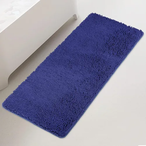 Miniatura 125 de Yeaban Alfombra de pasillo de baño de 24 x 72 pulgadas, antideslizante, alfombra de baño larga de felpilla gruesa, absorbente y lavable, alfombra