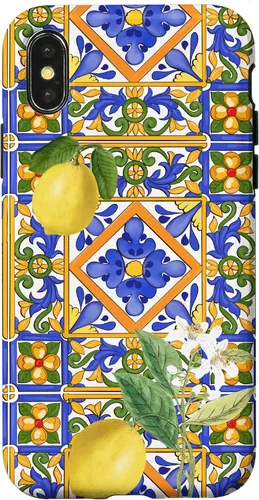 Miniatura 5 de Sicilian,Italian,Summer,Tiles,Citrus,Mosaic,Majolica Art Case for iPhone 17