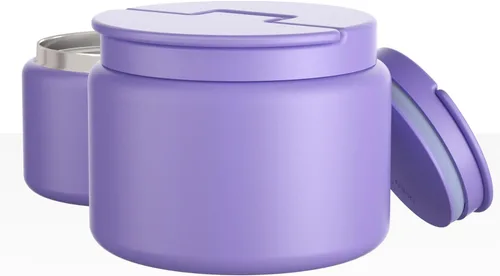 Miniatura 9 de Termo de sopa de 14.5 onzas para comida caliente para niños, tarro de comida aislado al vacío, termo de sopa sin torsiones para comida caliente