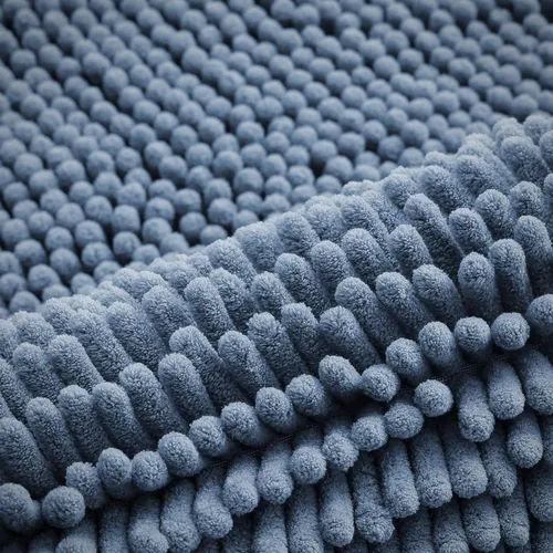 Miniatura 14 de Smiry Juego de 2 alfombras de baño, felpilla suave y absorbente, lavable a máquina, antideslizantes, para bañera, ducha y suelo