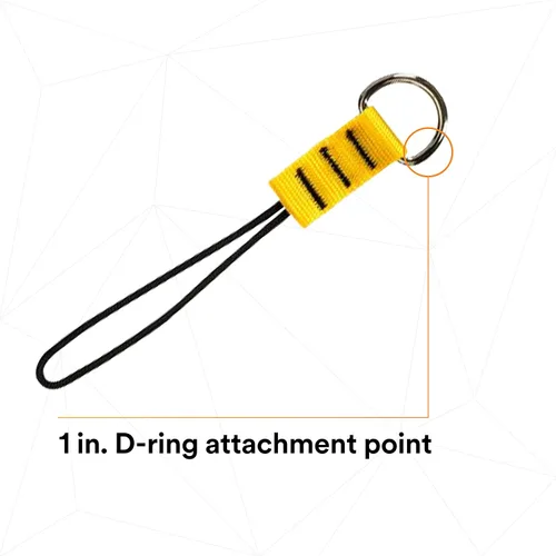 Miniatura 6 de 3M - DR-CORD-10PK DBI-SALA Protección contra caídas para herramientas, 1500009, cable de anillo en D con lazo, cinchas a herramientas que pesan