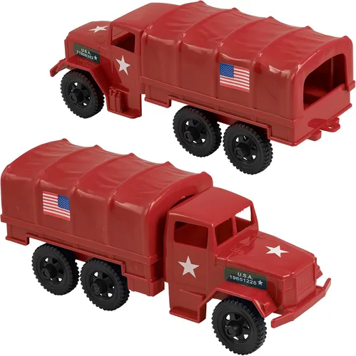 Miniatura 10 de TimMee - Camiones de plástico para hombre, color negro, M34 Deuce y media carga, fabricados en EE. UU