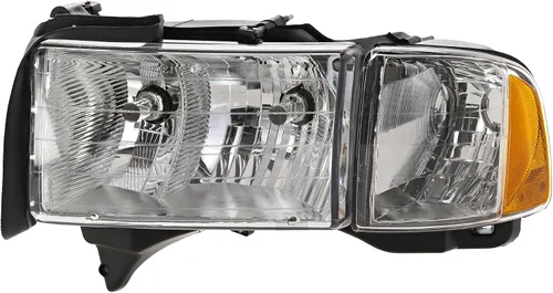 Garage-Pro Faro delantero para DODGE TAMAÑO COMPLETO P/U 99-01 LH Montaje halógeno con luz de esquina estilo antiguo Sport Pkg.