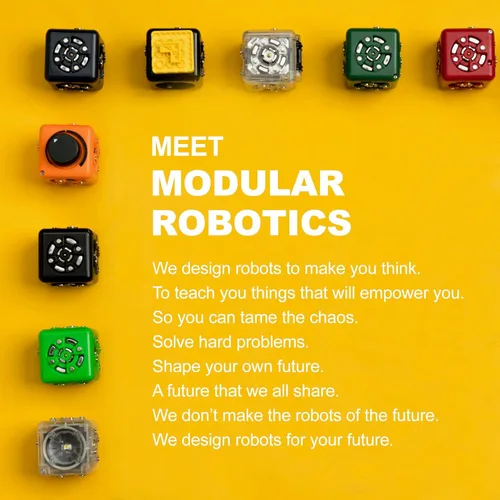 Miniatura 6 de CUBELETS Bloques de robot modulares de robótica con 11 cubos de robot, juego de curiosidad para kit de robótica en el hogar, kits STEM para niños
