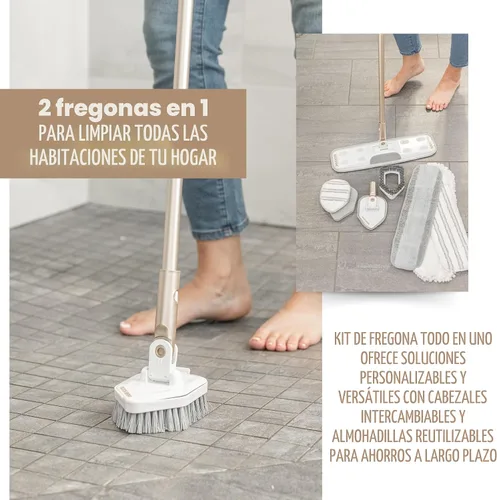 Miniatura 5 de Kit de limpieza y pulido Quick Shine Ultimate Gold Clean + Polish Kit todo en uno de 11 piezas con accesorios intercambiables Incluye limpiador