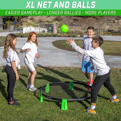 Miniatura 2 de GoSports Slammo XL Juego enorme red de 48 pulgadas, ideal para principiantes, jugadores más jóvenes o juegos en grupo