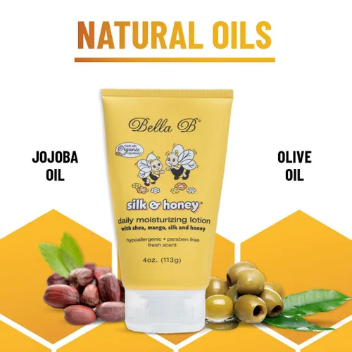 Miniatura 5 de BELLA B Silk & Honey 4 oz - Loción para bebé - Baby Bella - Loción de embarazo - Mantequilla de vientre para el embarazo - Crema de embarazo