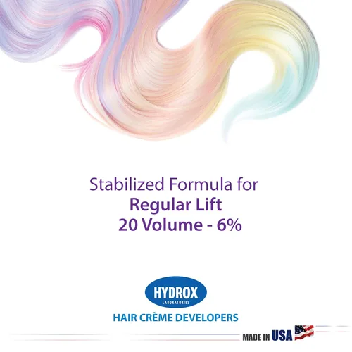 Miniatura 3 de Hydrox Desarrollador de crema de 20 volúmenes de elevación regular, 16 onzas (individual)