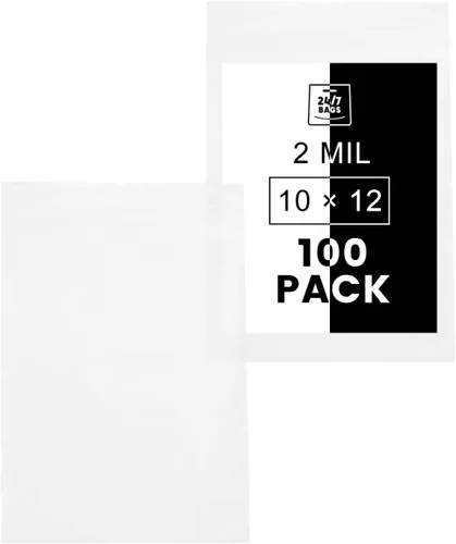 Miniatura 12 de Bolsas de plástico de polietileno transparentes con cierre de cremallera resellable de 6" x 9" (1000 bolsas) de 2 mil