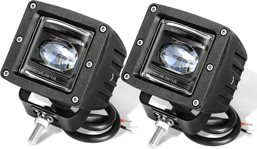 Miniatura 14 de Niwaker - Luces LED de 2 pulgadas, 2 unidades, 50 W, luminus, cubos LED, luz de trabajo, barra de luz de conducción todoterreno, luces antiniebla