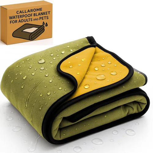 Miniatura 14 de Manta impermeable para cama o sofá - Manta impermeable suave y a prueba de fugas, resistente al agua y a las manchas, fácil de limpiar, cubierta