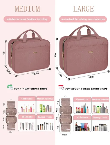 Miniatura 6 de Bolsa de Aseo de Viaje BALULHG 001, Marrón, L, Viajes
