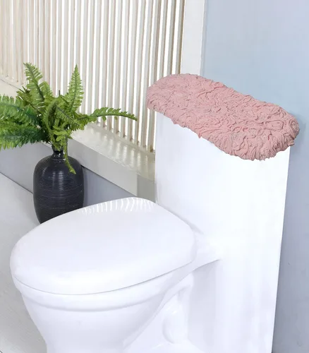 Miniatura 77 de Home Weavers Bell Flower Collection - Tapetes de baño copetudos 100 % algodón, extrasuaves y absorbentes, antideslizantes, lavables a máquina, lino