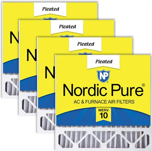 Miniatura 24 de Nordic Pure 20 x 20 x 5 (19_5/8 x 19_7/8 x 4_3/8) Honeywell/Lennox MERV 12 filtros de aire de repuesto, 2