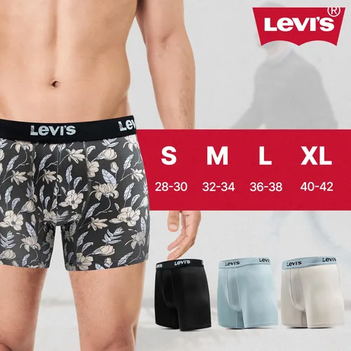 Miniatura 6 de Levi's Calzoncillos tipo bóxer de microfibra para hombre, ultra suaves, paquete de 4