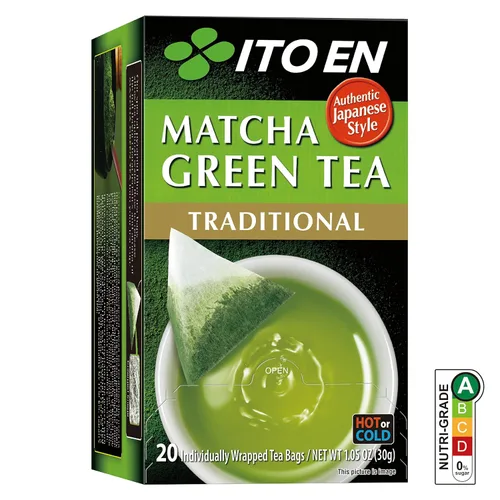 Miniatura 4 de Bolsa de té verde Matcha Itoen, jengibre, 1.06 oz