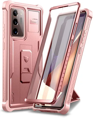 Miniatura 10 de Dexnor Funda para Samsung Galaxy Note 20 Ultra 5G, [Protector de pantalla y soporte integrados] Protección de grado militar resistente a prueba