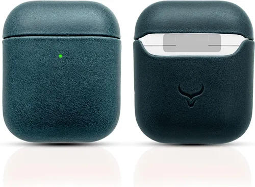 Miniatura 9 de Funda de piel auténtica para Airpods – Funda para Airpod de 1ª generación y funda para Airpod de 2ª generación compatible con Magsafe y soporta