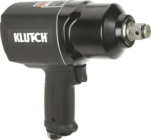 Miniatura 2 de Klutch Llave de impacto neumática: accionamiento de 3/4 pulgadas, 7 CFM, 1,500 pies.-Lbs. Torque