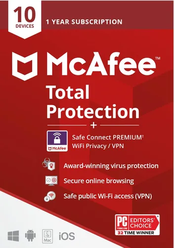 Miniatura 9 de McAfee Protección total 2022 3 dispositivos Software de seguridad antivirus de Internet VPN, administrador de contraseñas, monitoreo de web