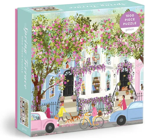 Miniatura 10 de Galison Art of the Table - Rompecabezas de 500 piezas Joy Laforme con hermosas ilustraciones de higos y violetas en un entorno de naturaleza muerta