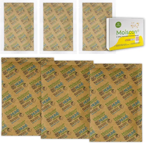 Miniatura 17 de Wisesorb Paquetes de control de humedad bidireccionales 49% para guitarras e instrumentos de madera - Absorbentes de humedad de 70g