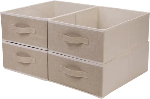 Clothings - Contenedores de almacenamiento plegables, organizadores plegables y cestas de almacenamiento, cubo de almacenamiento para dormitorio,