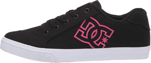 Miniatura 8 de DC Chelsea - Tenis de skate para niños (niño pequeñoniño grande), rosa gris