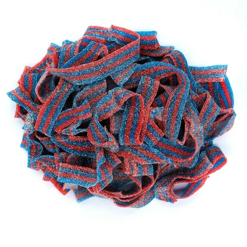 Miniatura 5 de SweetGlob Cinturones de goma agria caramelo (1 libra, frambuesa azul agria)
