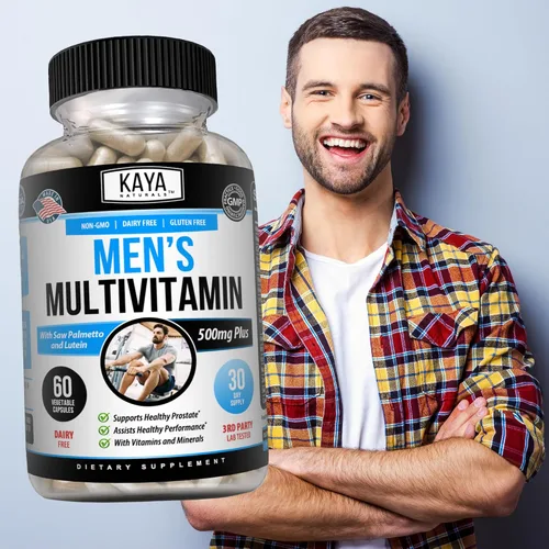 Miniatura 10 de Kaya Naturals Multivitamínico para hombres - Multivitamínico para próstata para hombres - Suplemento diario multimineral - píldoras para hombres