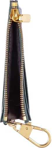 Miniatura 109 de SEAVILIA Tarjetero llavero cartera para mujer con ventana de identificación RFID monedero regalo abeja delgada minimalista pequeña cartera