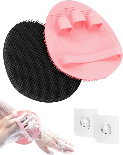 Miniatura 8 de Manmihealth Cepillo de ducha de silicona suave, cepillo corporal y facial de súper espuma, guante de limpieza exfoliante suave para bebé, pieles