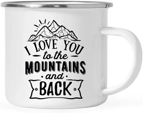 Miniatura 10 de Andaz Press Taza de café de acero inoxidable de 11 onzas, regalo de «And So The Adventure Begins», 1 paquete, cumpleaños, Navidad, exteriores, boda