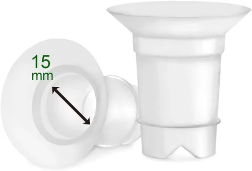 Maymom Insertos de brida de 0.591 in compatibles con Medela, Spectra 0.945 in Shields/Flanges, Momcozy/Willow Wearable Cup. Compatible con Medela