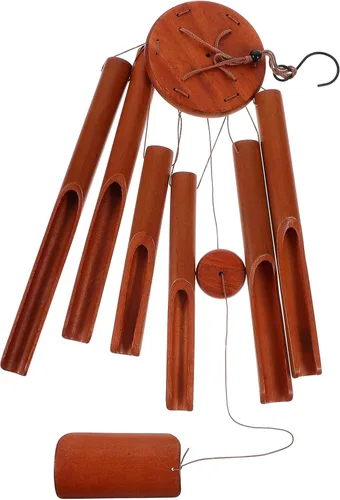 Wind Chimes Outdoor Hanging Decorative Garden Ornament with Natural Sound Retro Style Tube Windchime for Patio Window Balcony Home and Office Decor