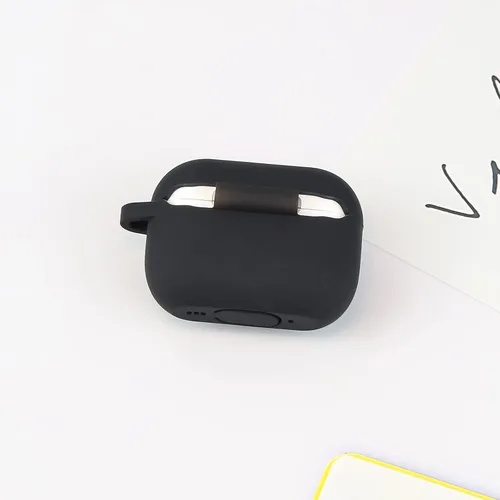 Miniatura 6 de Wonhibo Funda para Airpods Pro 2 para mujer, bonita funda de silicona de mariposa para Airpod Pro de 2ª generación 2022 con llavero (negro)