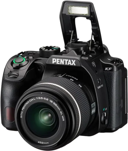 Miniatura 5 de PENTAX KF APS-C Cámara digital SLR 18-55 WR kit con monitor LCD a prueba de polvo, resistente a la intemperie y de ángulo variable, color negro