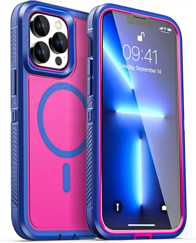 Miniatura 10 de AICase Funda para iPhone 13/14/16e [Compatible con Magsafe], Protección contra caídas de alta resistencia, Defensa multicapa, Grado militar