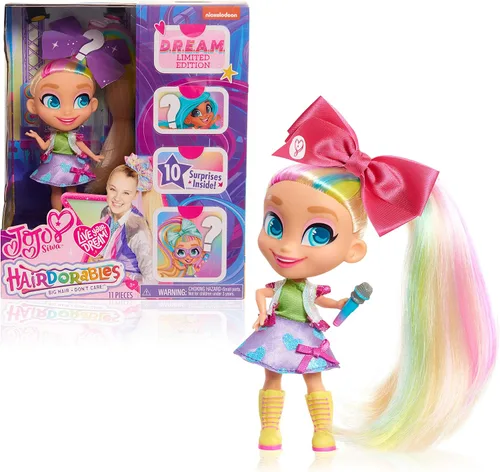 JOJO Loves Hairdorables - D.R.E.A.M. Muñeca de edición limitada, Hairdorables estilo A