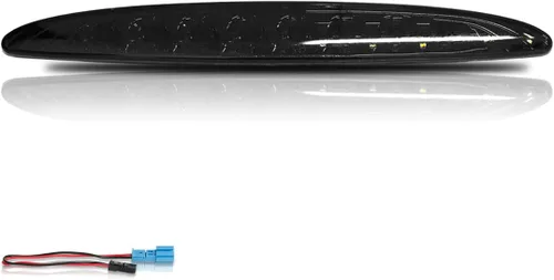 Miniatura 8 de ADIIL Lente transparente rojo brillante 8-LED 3rd freno stop luz trasera kit compatible con 2002 2003 2004 2005 2006 Mini Cooper OEM lámpara