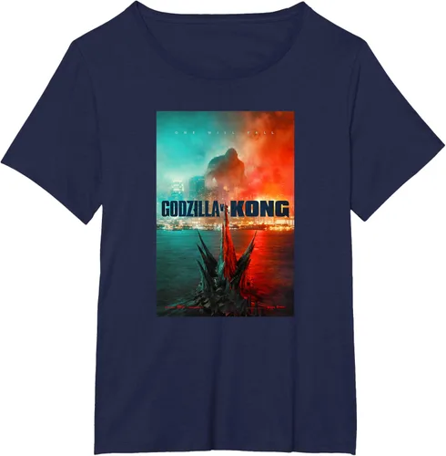 Miniatura 11 de Godzilla vs Kong - Camiseta oficial con póster, Negro